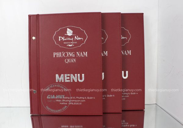 menu nha hang phuong nam