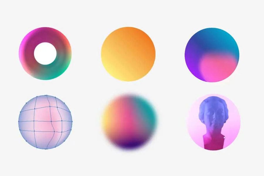 Màu sắc Gradient trong thiết kế