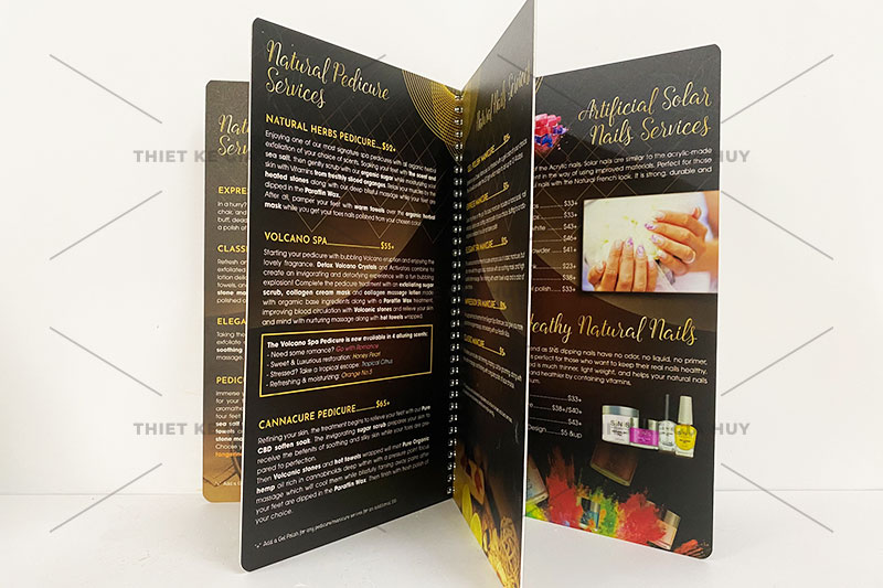 mẫu menu nails bồi nhựa chống nước 100%
