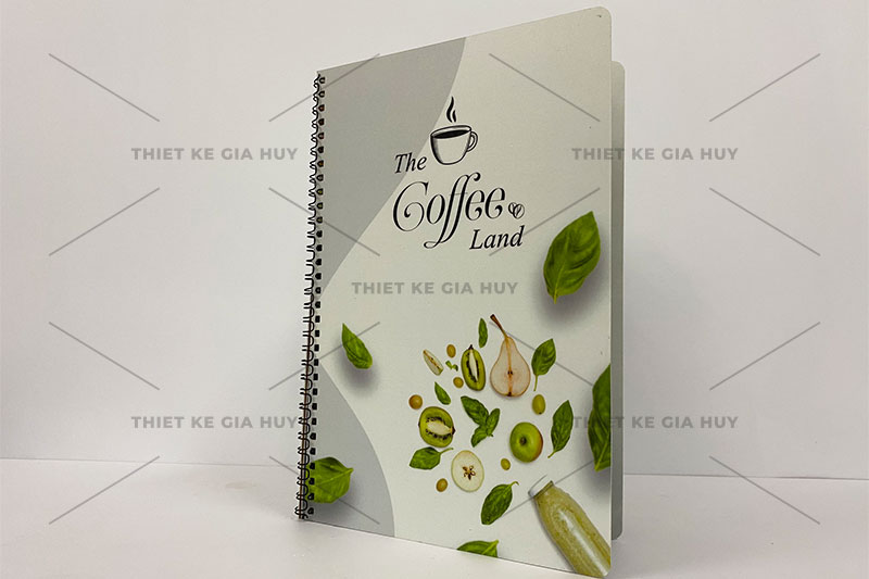 Mẫu menu nhựa chống nước 100%