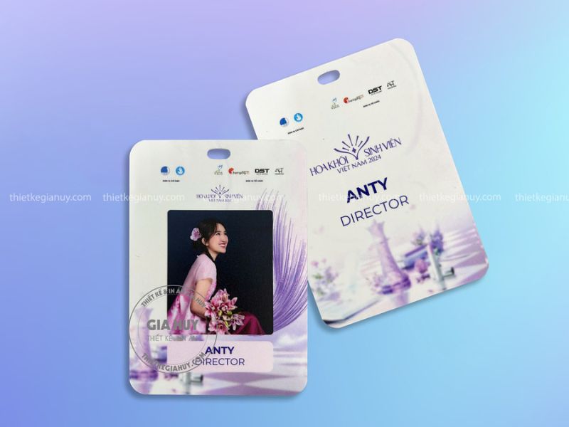 card nhựa hoa khôi sinh viên việt nam