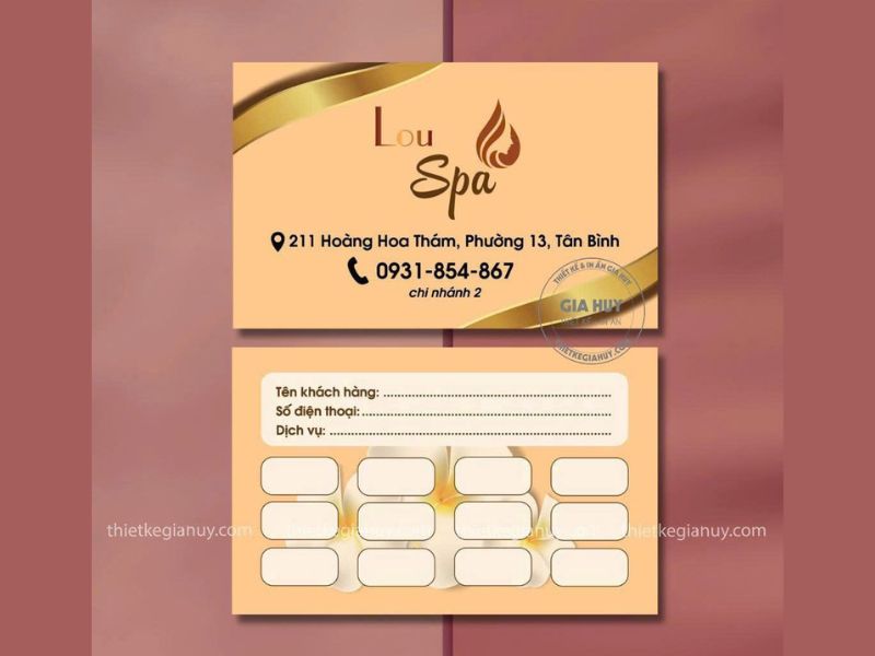 card visit tích hợp thẻ tích điểm