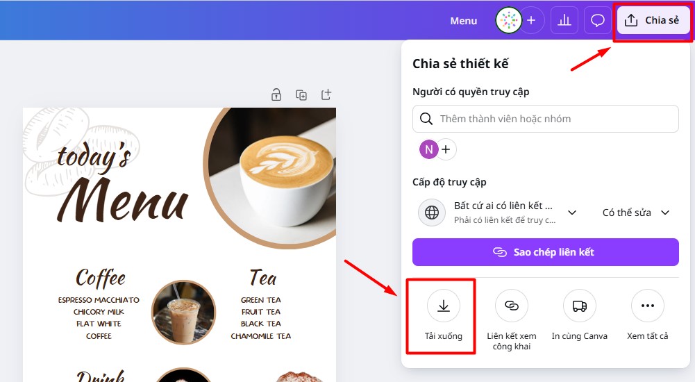 cách xuất file thiết kế
