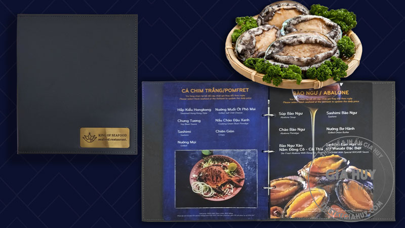 mau menu king of seafood
