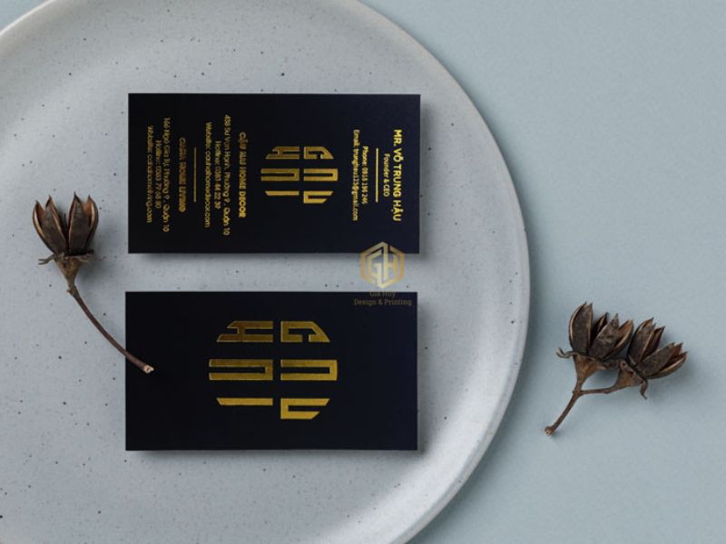 name card luật sư ép kim cao cấp