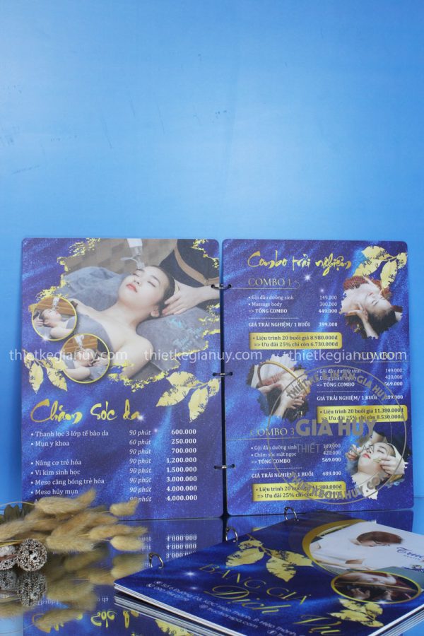 bang gia dich vu lam dep