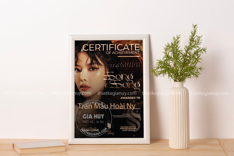 certificate of achievement