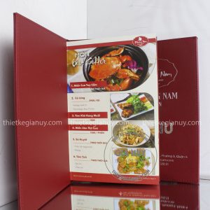 in menu nha hang dep