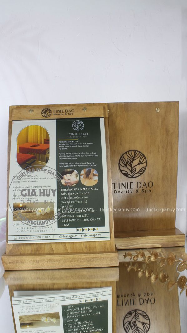 menu spa de ban