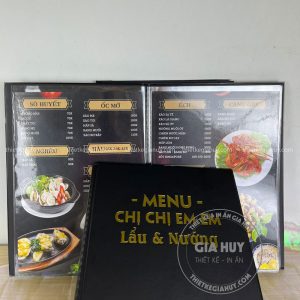 in menu da quan an