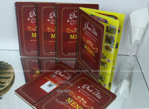 in menu nhua pvc