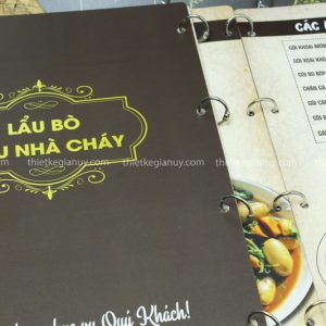 lam menu quan an theo yeu cau