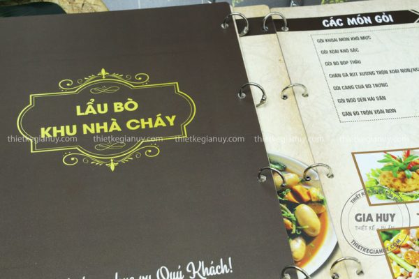 lam menu quan an theo yeu cau