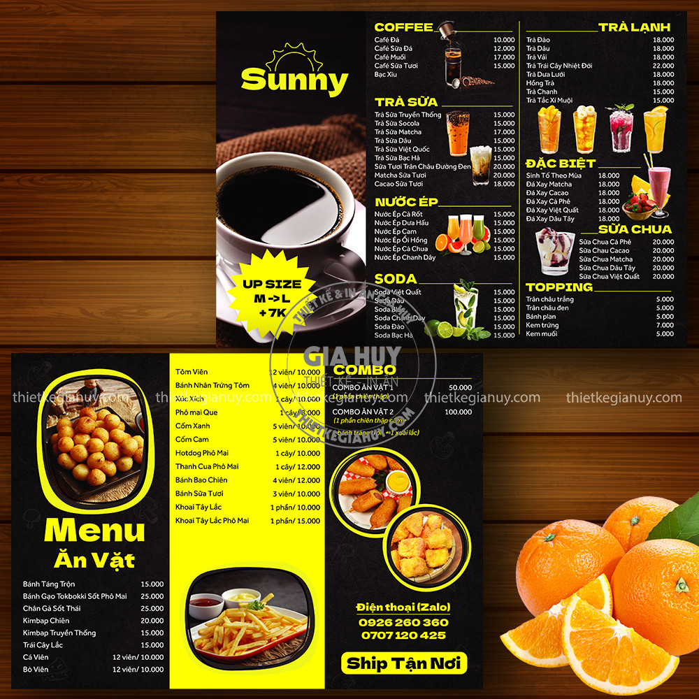 menu bang 2 mat