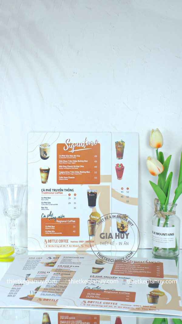 menu bang quan cafe