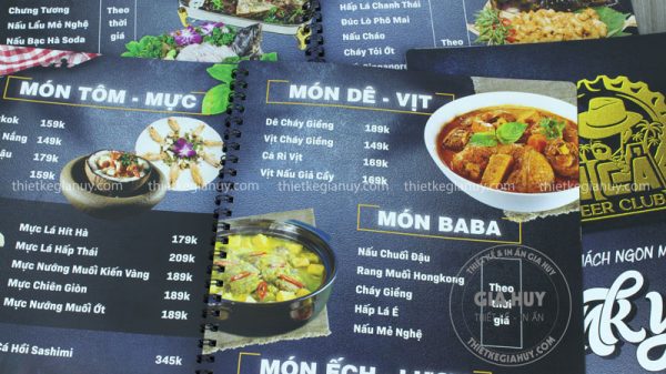 menu beer club