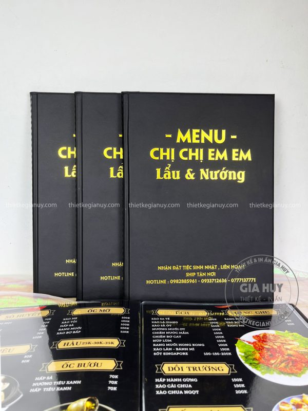 menu lau & nuong