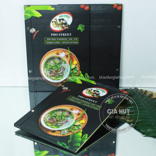 menu pho street