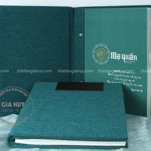 Menu vải sang trọng của Mạ quán