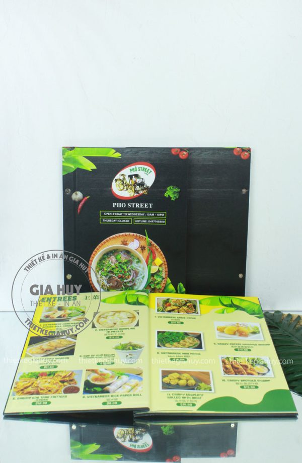 thiet ke in menu quan cafe