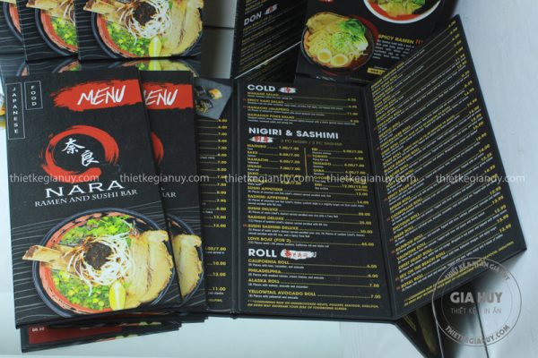 menu sushi nara