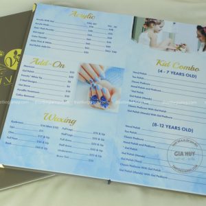 menu bia da a4 va trai nghiem khach hang