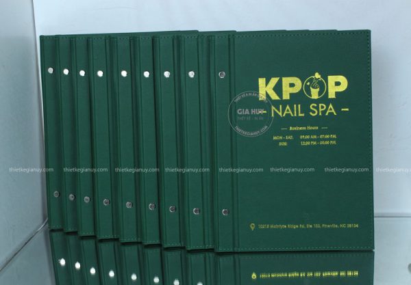 menu kpop nail spa