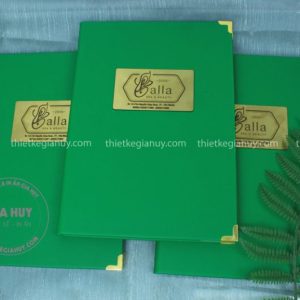 thiet ke menu bia da calla spa