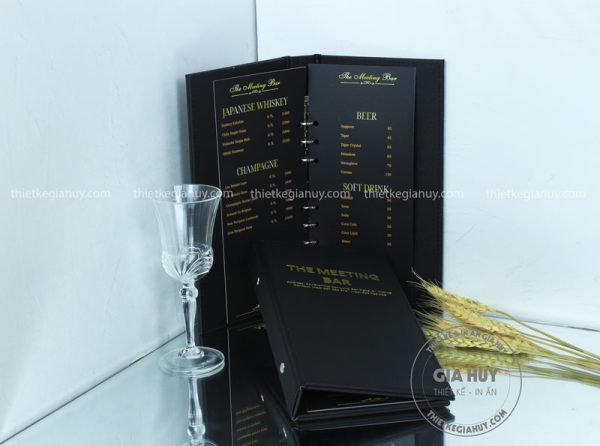 bia menu lam tu da, dam chat luong va sang trong