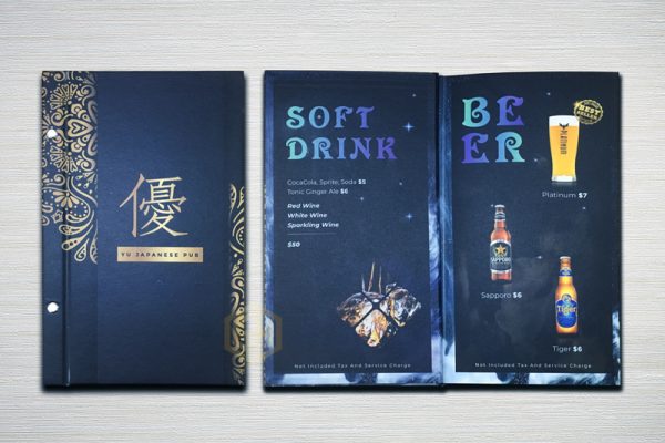 40+ Mẫu thiết kế menu quán nhậu đẹp siêu hút khách