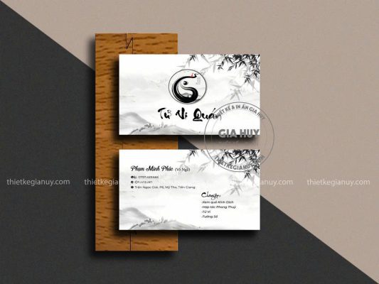 mau danh thiep phong cach sang tao