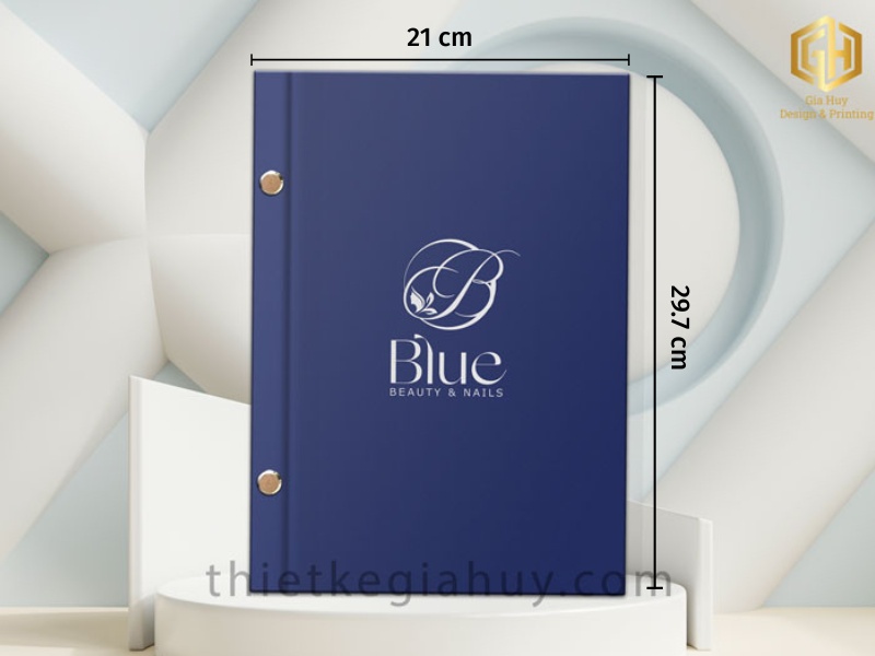 kích thước menu dọc