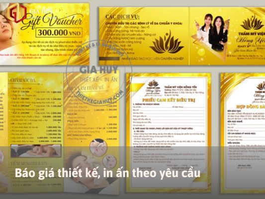 Báo giá thiết kế in ấn