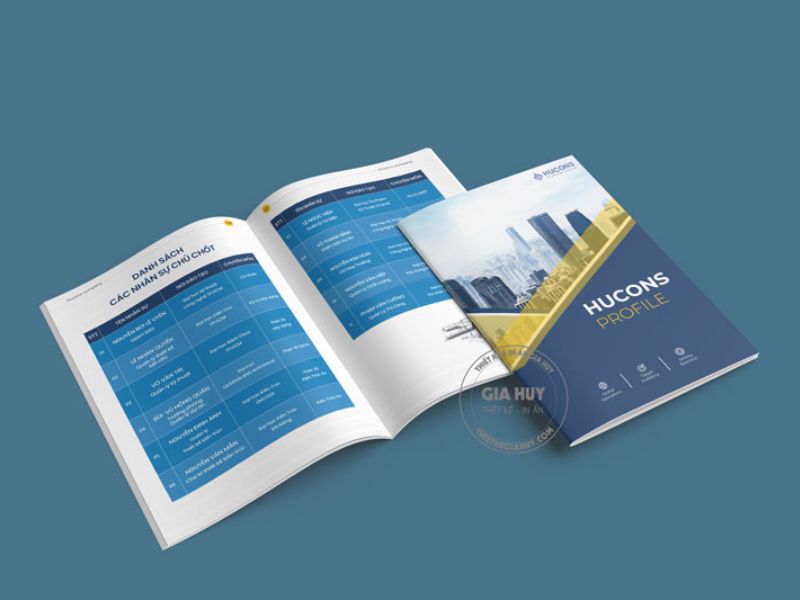 in ấn profile công ty hucons