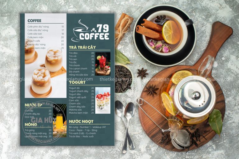 100+ Mẫu thiết kế menu quán cafe đẹp, độc đáo và ấn tượng