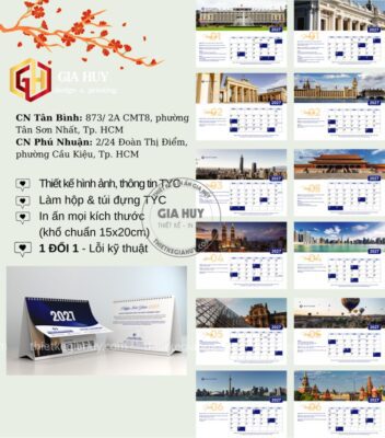 mẫu lịch để bàn 2027