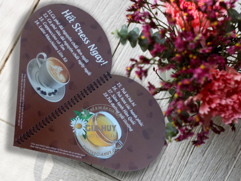 menu nhựa bế hình độc đáo
