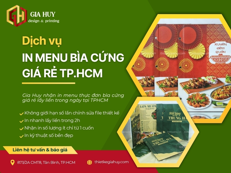 in menu bìa cứng