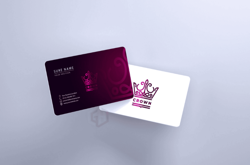 Loại card visit chất liệu nhựa PVC cực bền