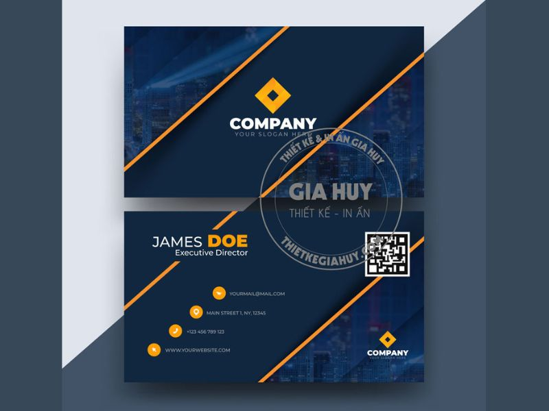 Card visit chất liệu giấy Couche