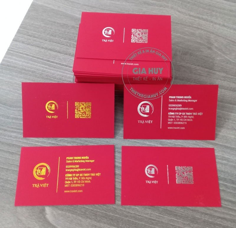 Quy trình đặt in namecard giá rẻ HCM trọn gói tại Thiết Kế Gia Huy